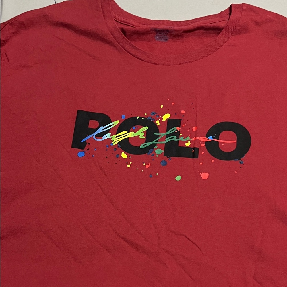 Polo by Ralph Lauren Red Graphic Tee